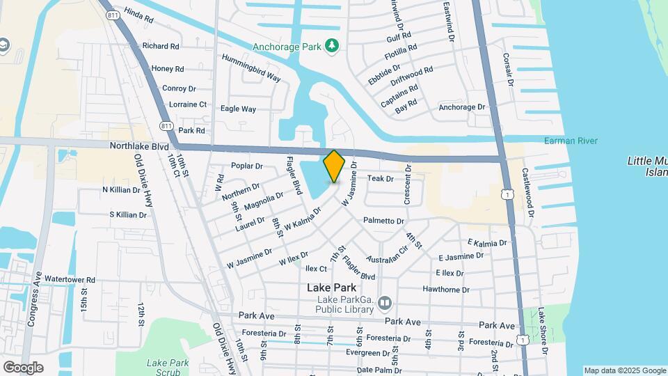 543 W Kalmia Dr Mapa y Detalles de la Ubicación
