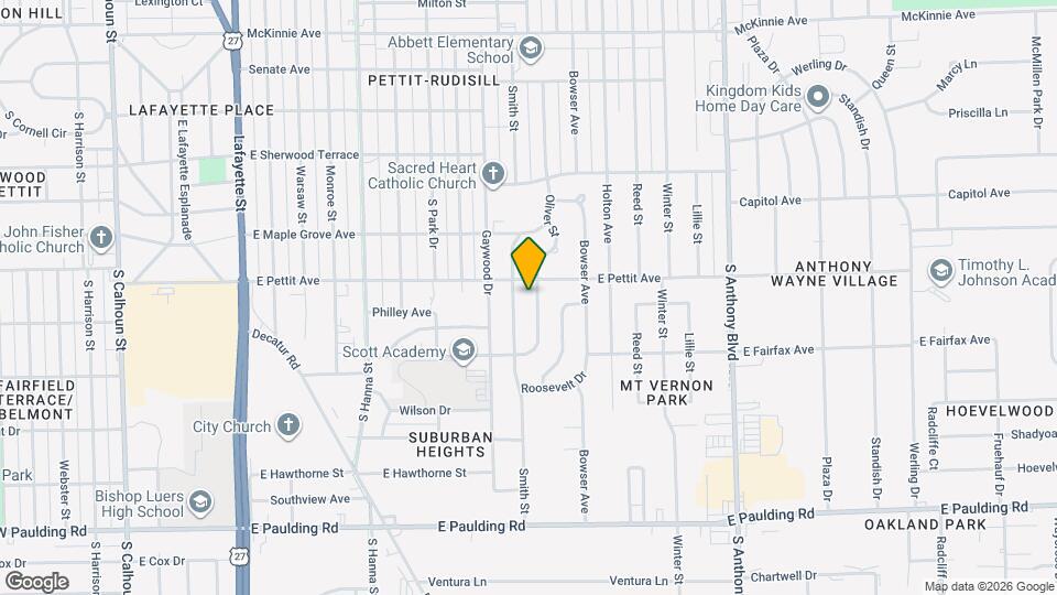 4920 Oliver St Map and Location Details