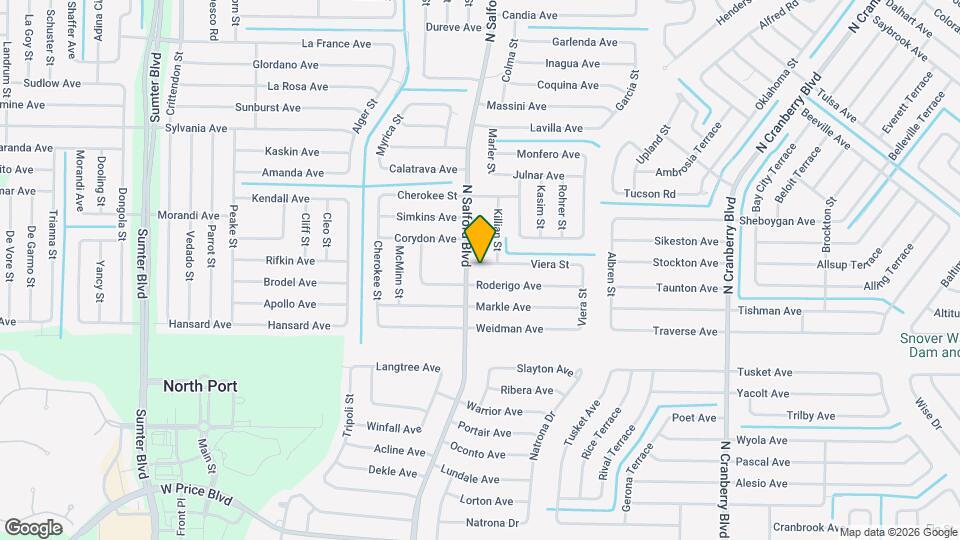 3965 Caballero Ave Mapa y Detalles de la Ubicación