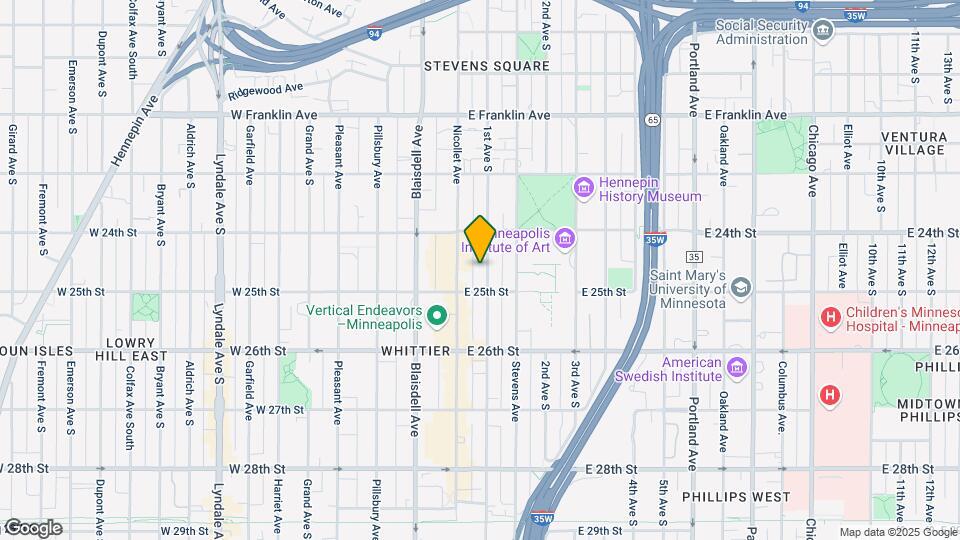 2432 1st Ave Map and Location Details