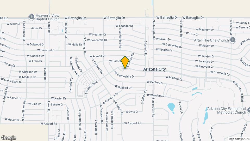 10077 S Tampico Ln Map and Location Details