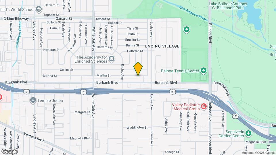 17358 Martha St Map and Location Details