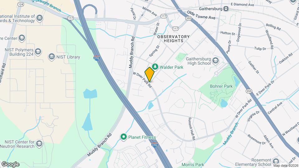 593 Cedar Ave Map and Location Details