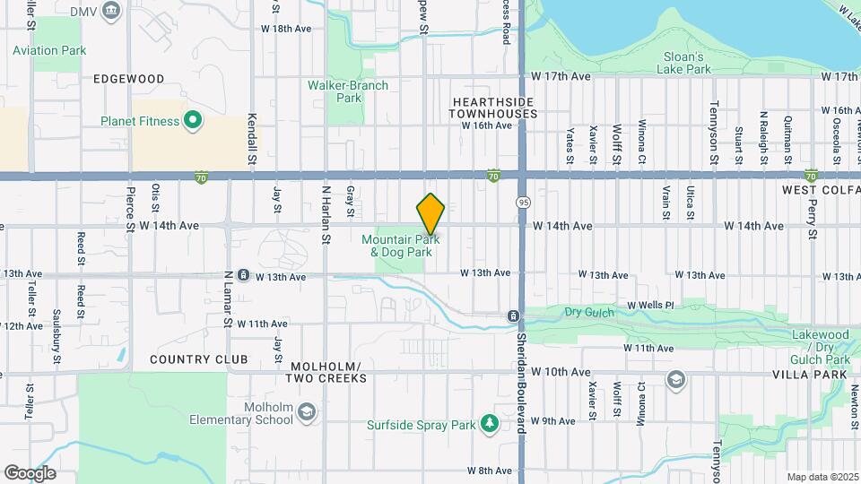 1366 Depew St Map and Location Details