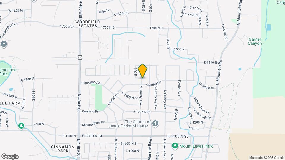 1420 N Liberty Ave Map and Location Details