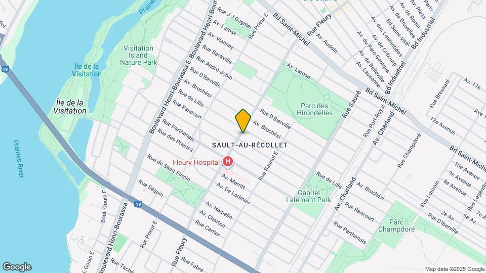 2328 Rue Fleury E Map and Location Details