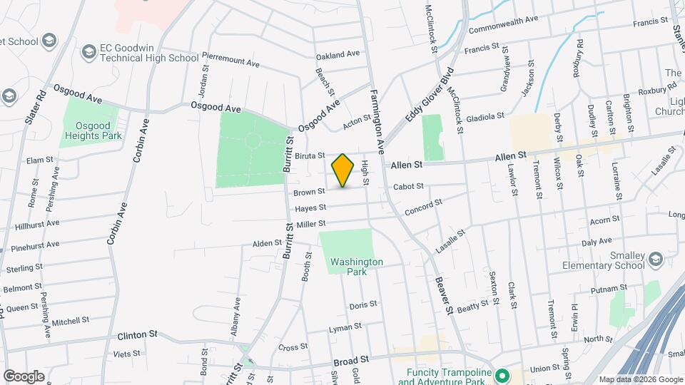 38 Brown St, Unit 2 Map and Location Details