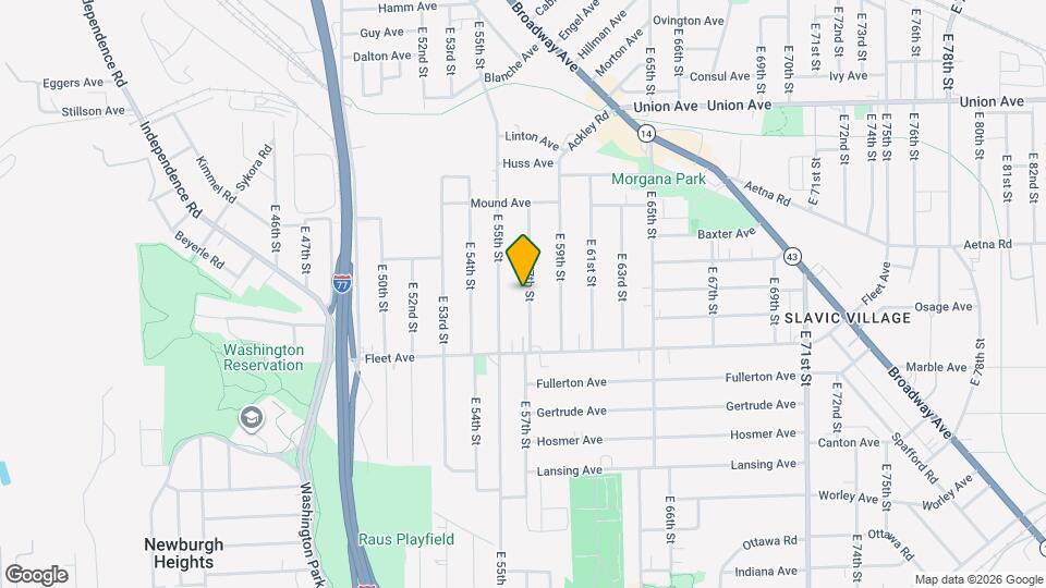 3694 E 57th St Map and Location Details