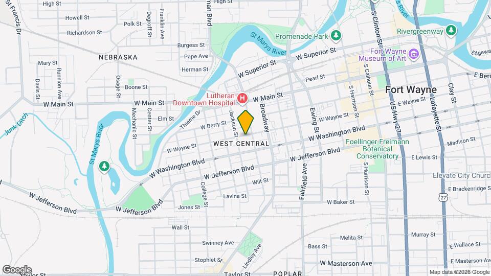 817 W Wayne St, Unit 817 W Wayne Map and Location Details