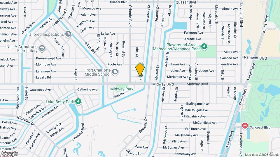 1635 Inverness St Map and Location Details