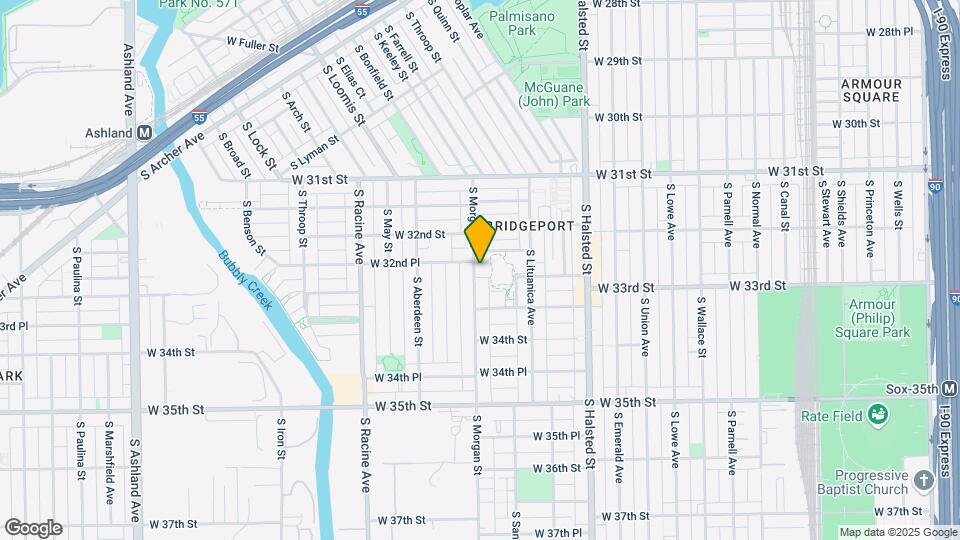 3247 S Morgan St Map and Location Details