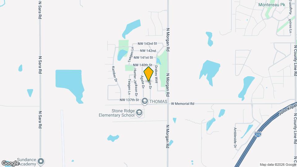 13909 Korbyn Dr Map and Location Details