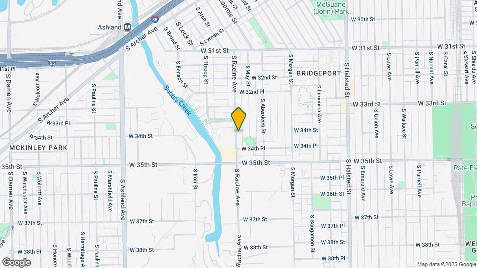 3363 S Racine Ave Mapa y Detalles de la Ubicación