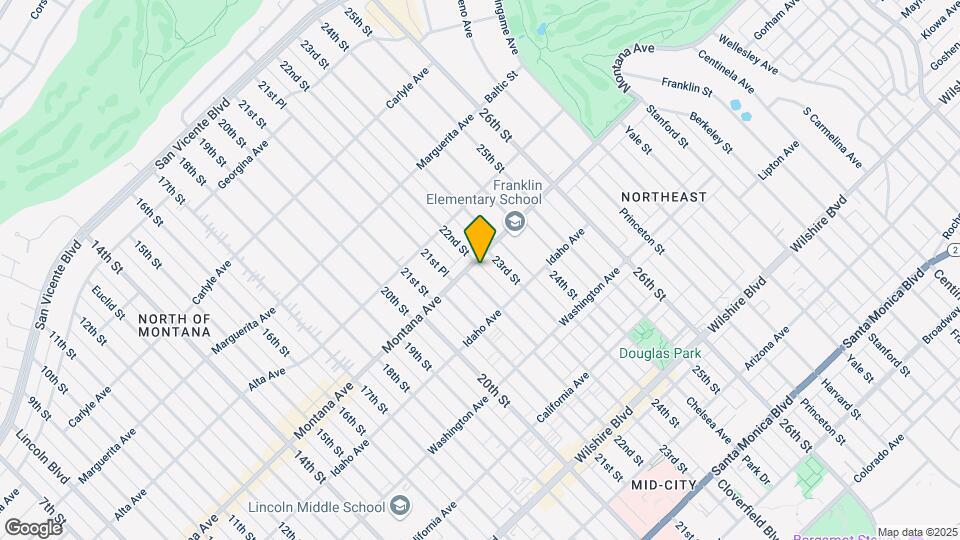 2214 Montana Ave Mapa y Detalles de la Ubicación