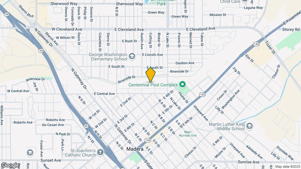 416 N A St Mapa y Detalles de la Ubicación