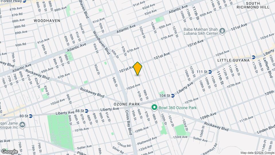 101-44 98th St Map and Location Details