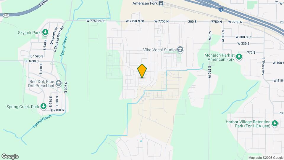 986 W 540 S Map and Location Details