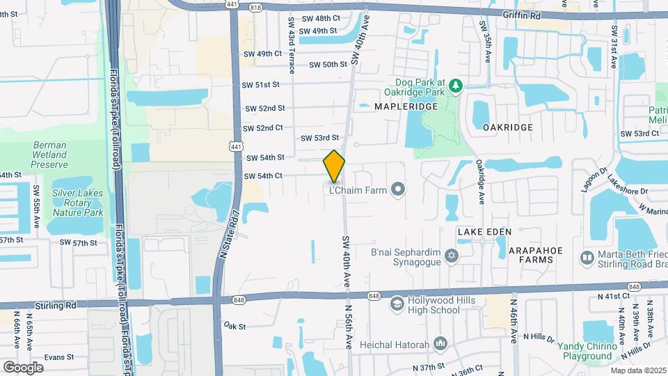 4110 N Oak Pl Map and Location Details