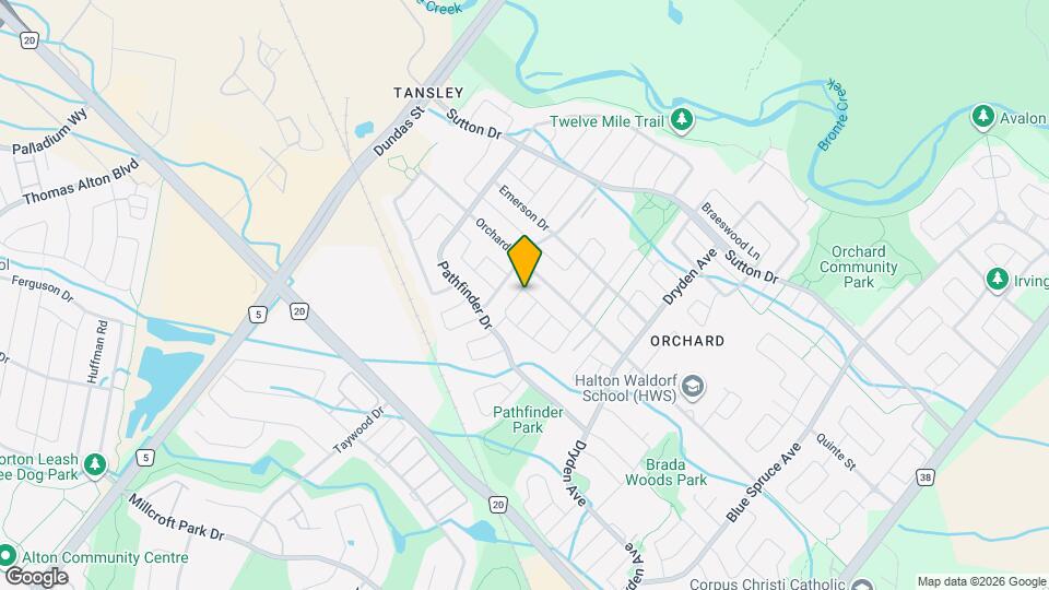 5218 Garland Crescent Map and Location Details