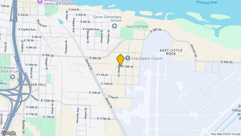 2301 E 10th St Mapa y Detalles de la Ubicación