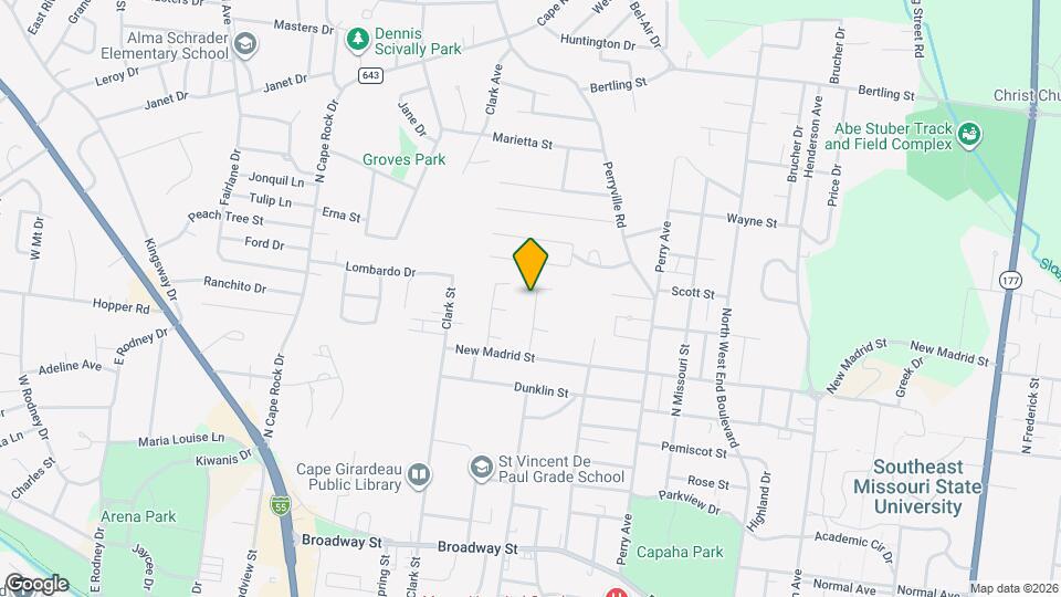 1111 Haddock St Map and Location Details