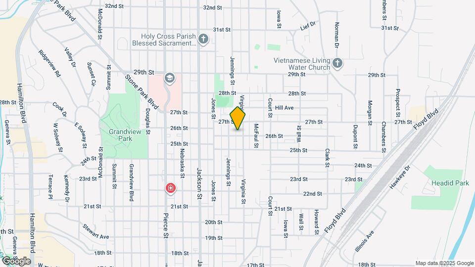 915 26th St Map and Location Details