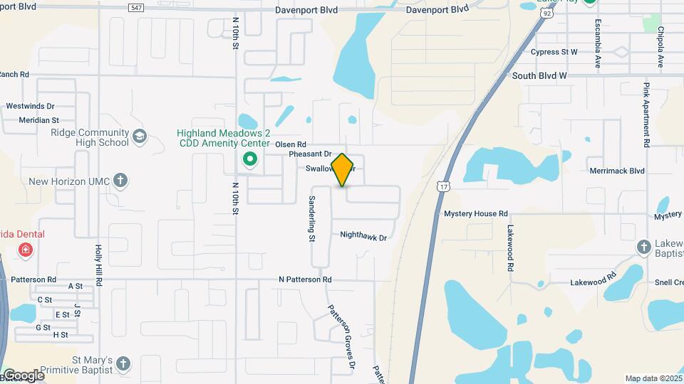1051 Woodlark Dr Map and Location Details