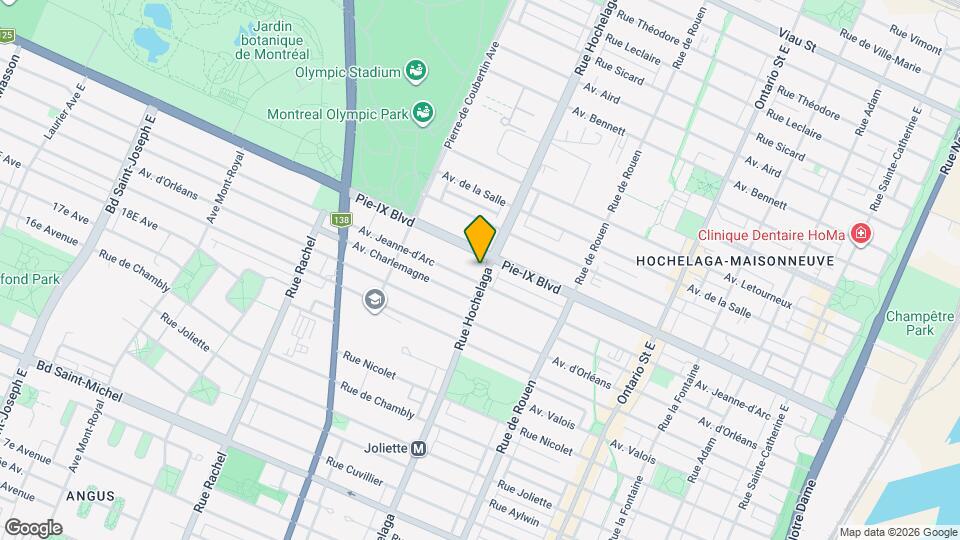 4035 Hochelaga Rue Map and Location Details
