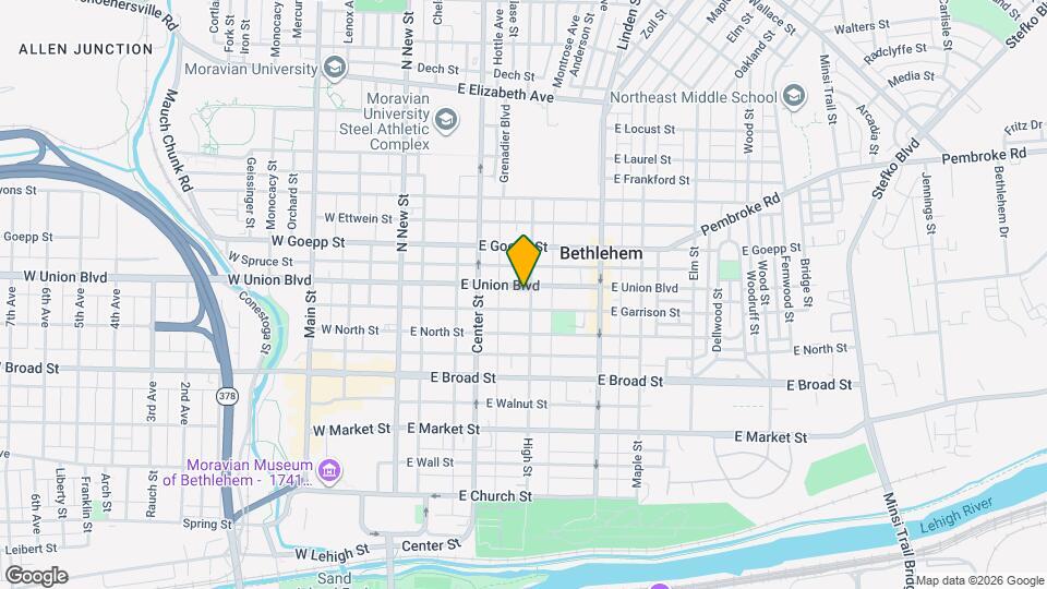 741 High St, Unit 2nd Unit Mapa y Detalles de la Ubicación