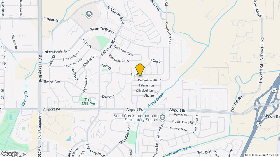 4656 Canyon Wren Ln Map and Location Details