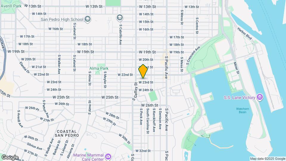 658 W 23rd St, Unit 1 Map and Location Details