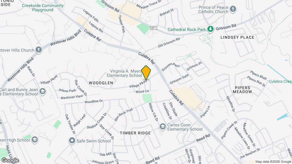 8527 Village Creek Map and Location Details