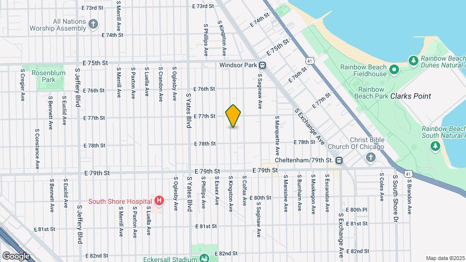 7731-7733 S Kingston Ave Map and Location Details