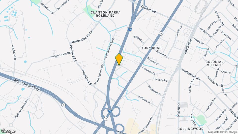 423 Vinroot Aly Map and Location Details