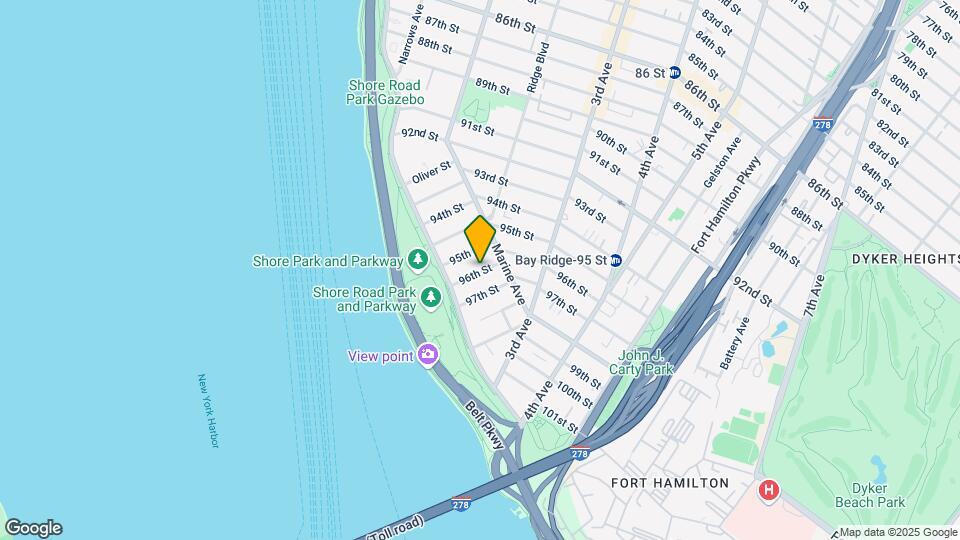 117 96th St Map and Location Details