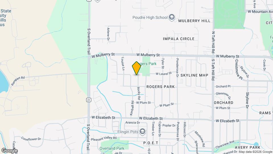 701 Rocky Rd Map and Location Details