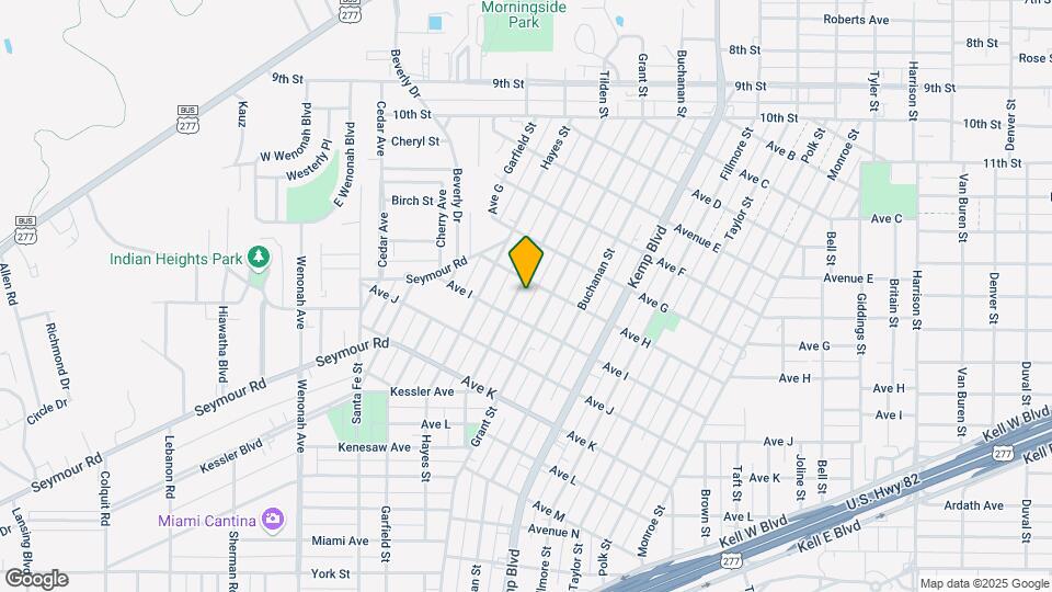 1805 Tilden St Map and Location Details