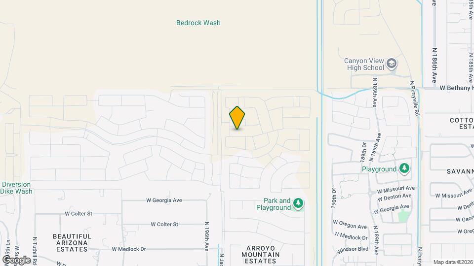 19444 W Solano Dr Mapa y Detalles de la Ubicación