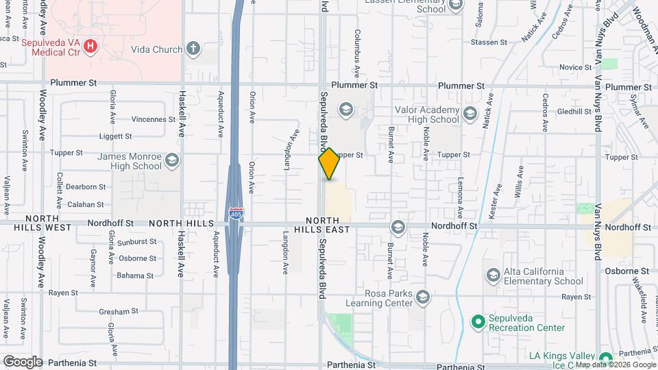 9204 Sepulveda Blvd, Unit 9 Map and Location Details