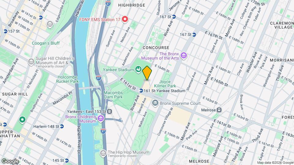 70 E 162nd St Map and Location Details