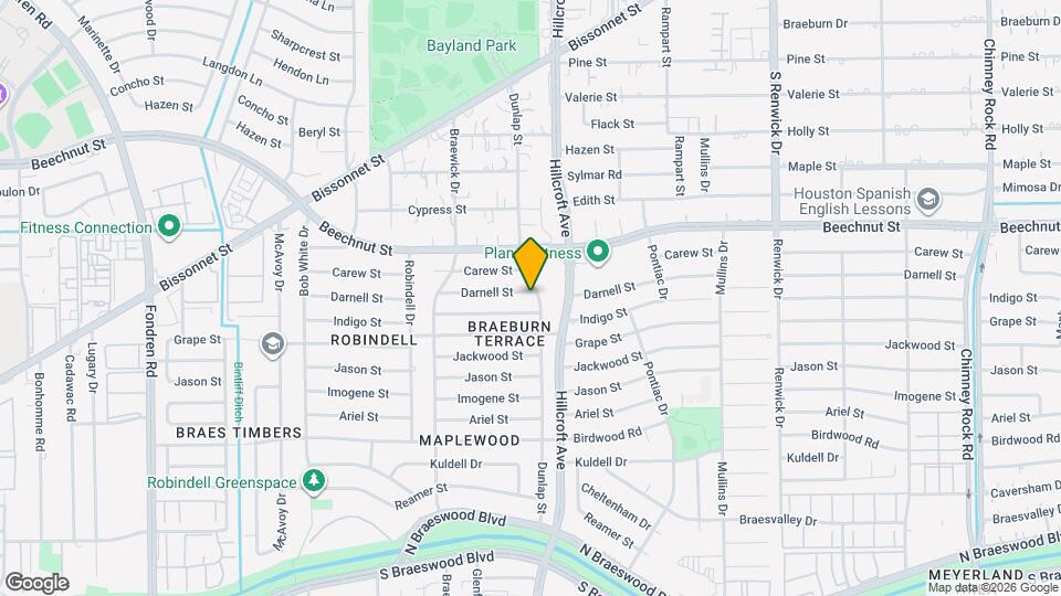 5803 Darnell St Map and Location Details