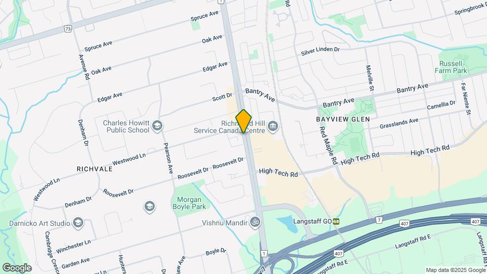 8868 Yonge St Map and Location Details