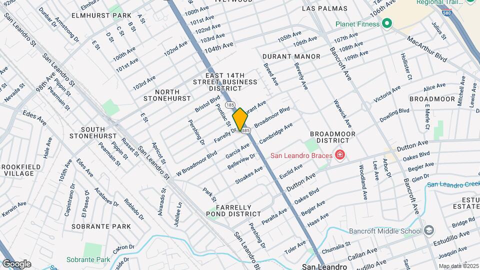 158 W Broadmoor Blvd Map and Location Details