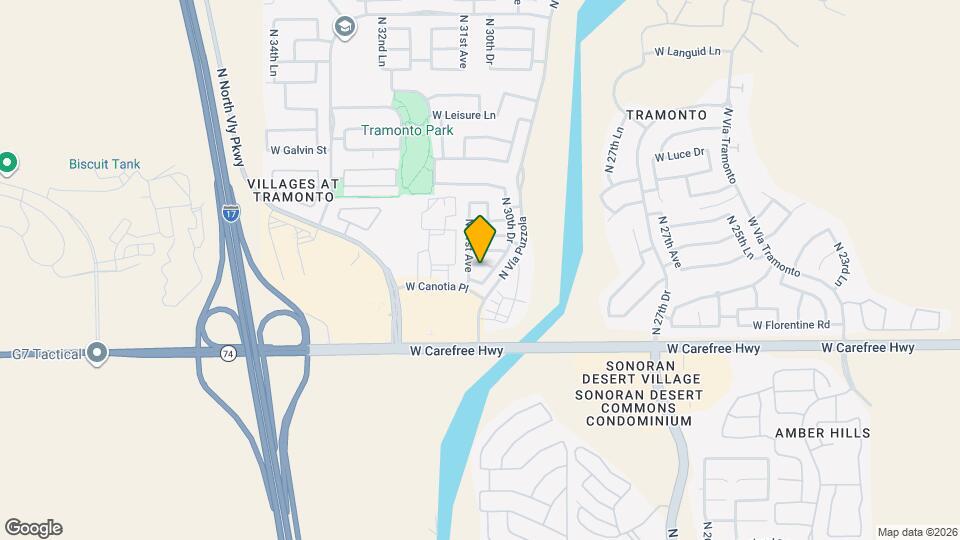 3029 W Villa Cassandra Dr Map and Location Details