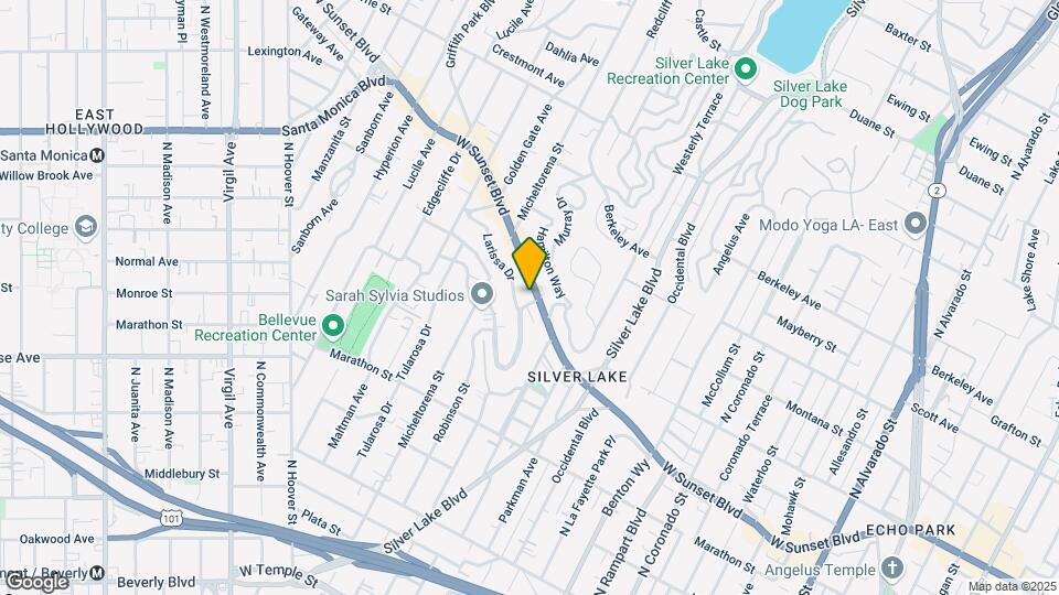 3200 W Sunset Blvd Mapa y Detalles de la Ubicación