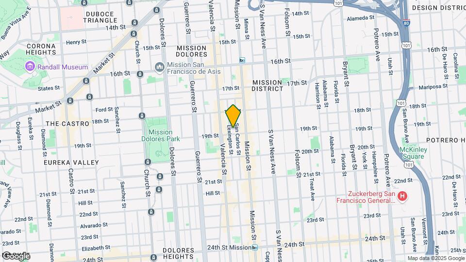 3446-3450 19th St Mapa y Detalles de la Ubicación