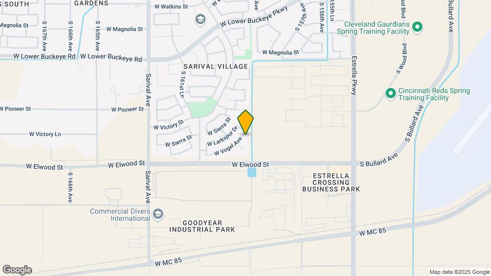 15925 W Vogel Ave Map and Location Details