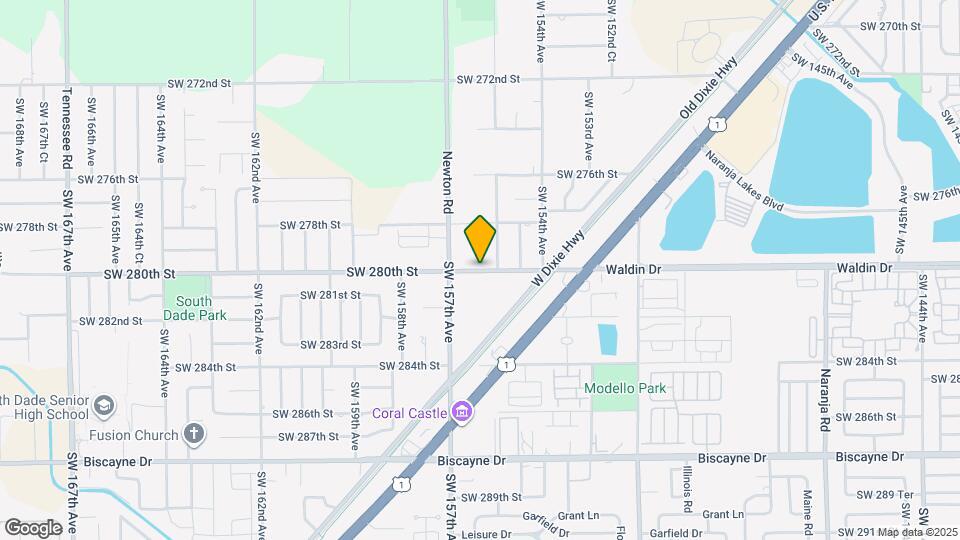 15557 SW 280th St Map and Location Details