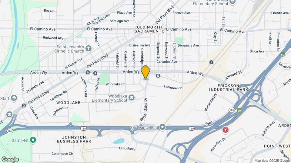 2141 Royal Oaks Dr Map and Location Details