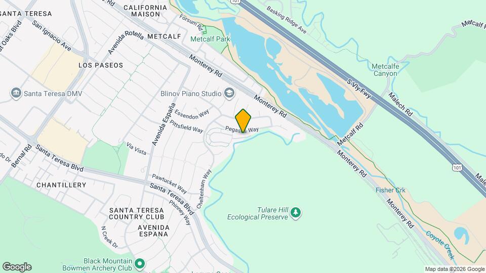 7472 Tulare Hill Ln Mapa y Detalles de la Ubicación